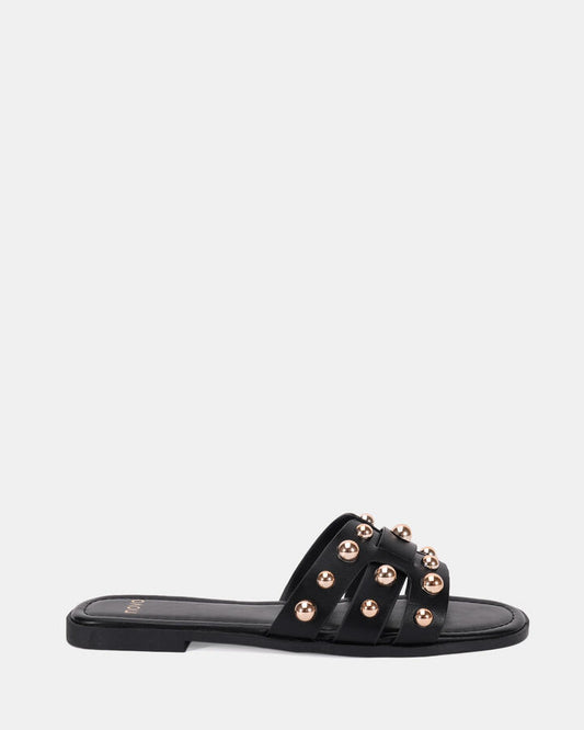Image of Sandals. Product name - Sullivan Women's Thongs BLACK Novo Thongs in Black colour by brand - NOVO
