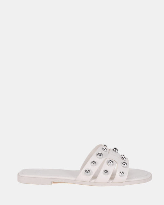 Image of Sandals. Product name - Sullivan Women's Thongs WHITE Novo Thongs in White colour by brand - NOVO
