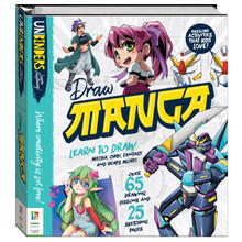 Image of Books. Product name - Unbinders Draw Manga Activity Books in colour by brand - Toymate