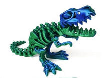 Image of Toys. Product name - 3D Printed Fidget 15cm Blue/Green Dragon in colour by brand - Toymate