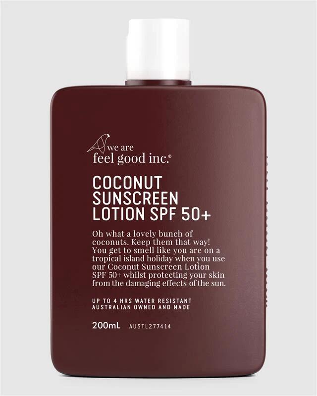 Image of Accessories. Product name - We Are Feel Good Inc Coconut Lotion Spf 5 Sunscreen Natural in Natural colour by brand - We Are Feel Good Inc