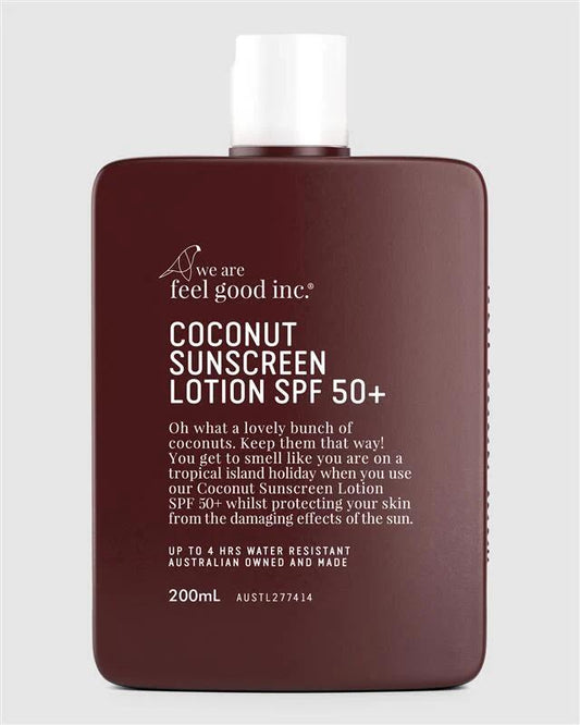Image of Accessories. Product name - We Are Feel Good Inc Coconut Lotion Spf 5 Sunscreen Natural in Natural colour by brand - We Are Feel Good Inc