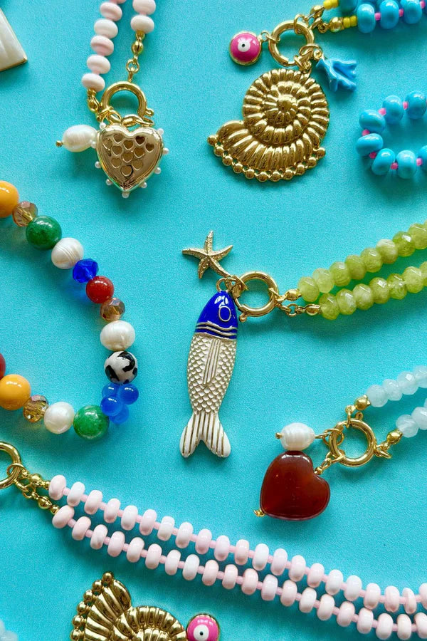 Betty Basics Mermaid Harbour Necklace (Green)