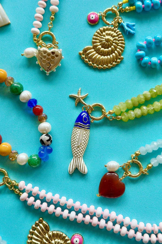 Betty Basics Mermaid Harbour Necklace (Green)