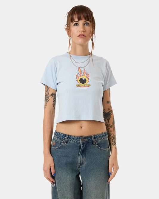 Image of T-Shirts. Product name - Worship Womens Try Again Boy T-Shirt Ice Melt in Ice Melt colour by brand - Worship