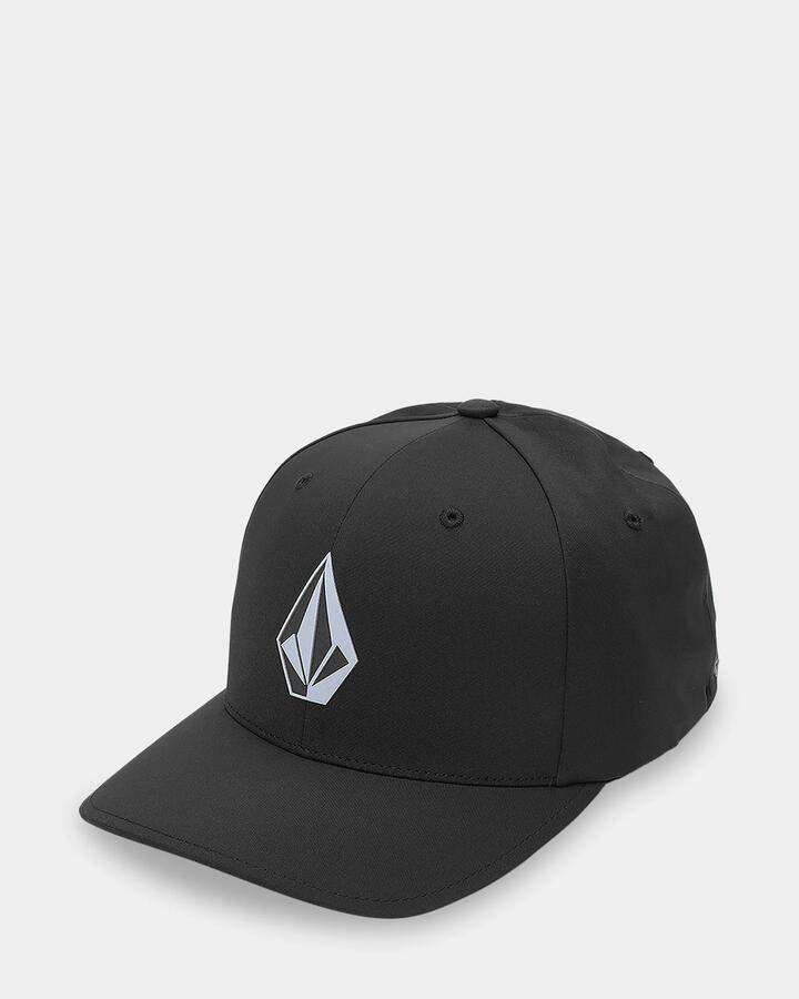 Image of Electronics Accessories. Productname: Volcom - Mens Stone Tech Flexfit Cap - Black - in Black colour by brand - Volcom