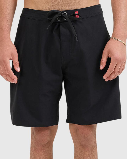 Image of Swimwear. Productname: Worship - Mens Winwin Boardshorts - Black - in Black colour by brand - Worship