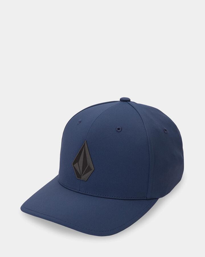 Image of Electronics Accessories. Productname: Volcom - Mens Stone Tech Flexfit Delta Cap - Navy - in Navy colour by brand - Volcom