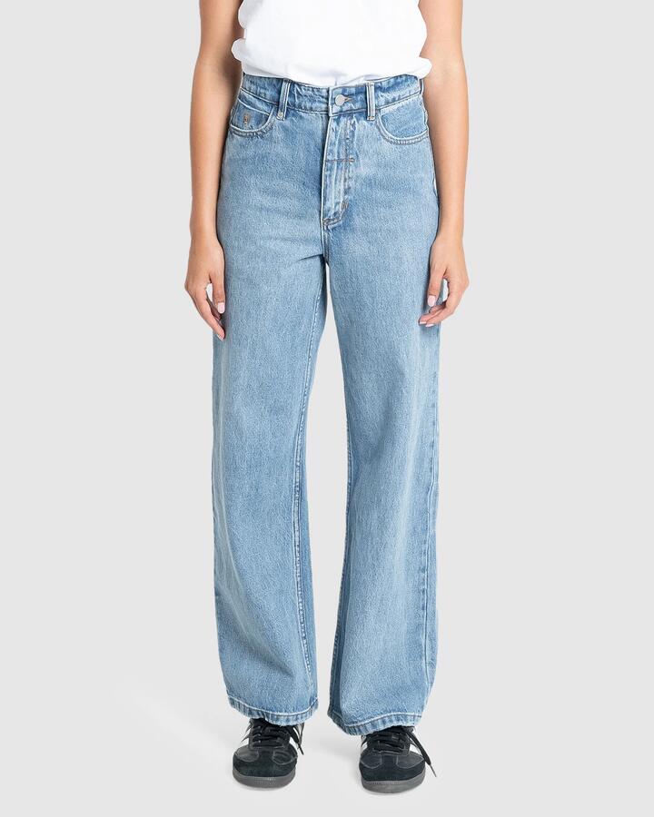 Image of Jeans. Productname: Thrills Womens Holly Denim Jeans Vintage Timeworn Blu - in Vintage Timeworn Blu colour by brand - Thrills