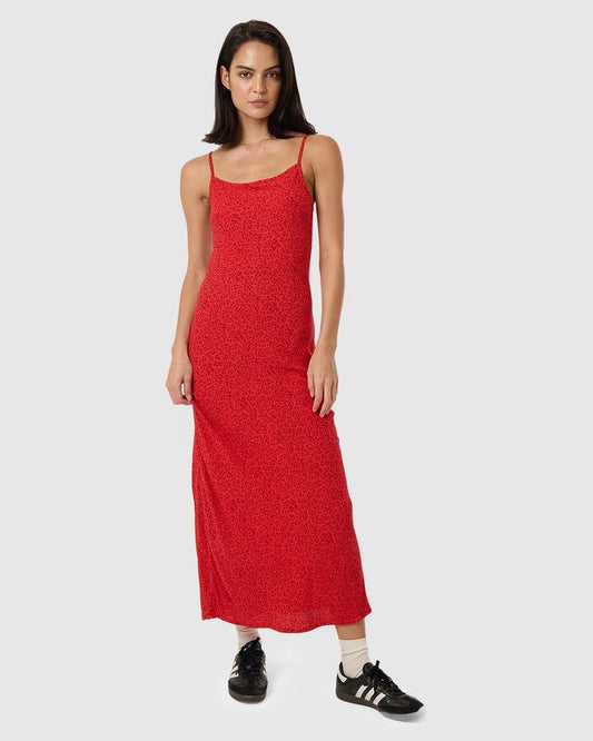 Image of Dresses. Productname: Thrills Womens Zinnia Bias Maxi Dress Flame Red - in Flame Red colour by brand - Thrills