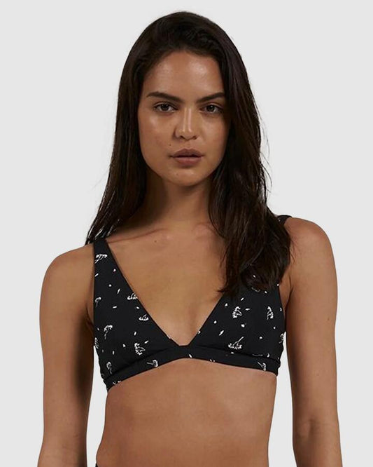 Image of Swimwear. Productname: Thrills Womens Nightshade 90'S High Cut Bikini Bottom Black - in Black colour by brand - Thrills