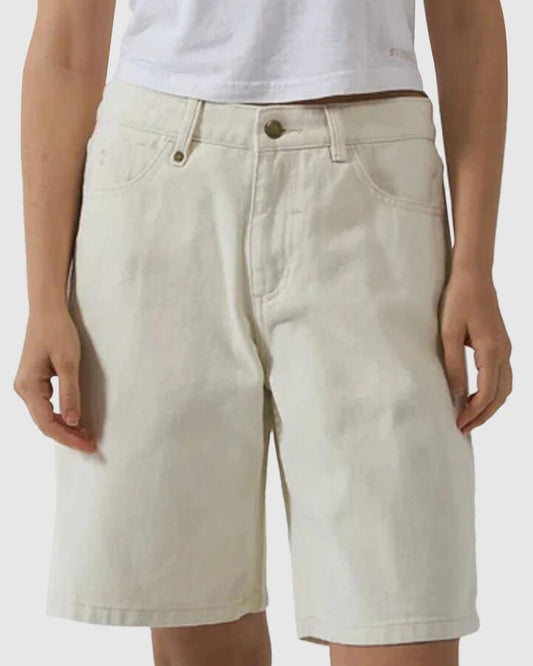 Image of a model wearing Shorts. Productname: Thrills Womens Jordan Shorts Heritage White - in Heritage White colour by brand - Thrills