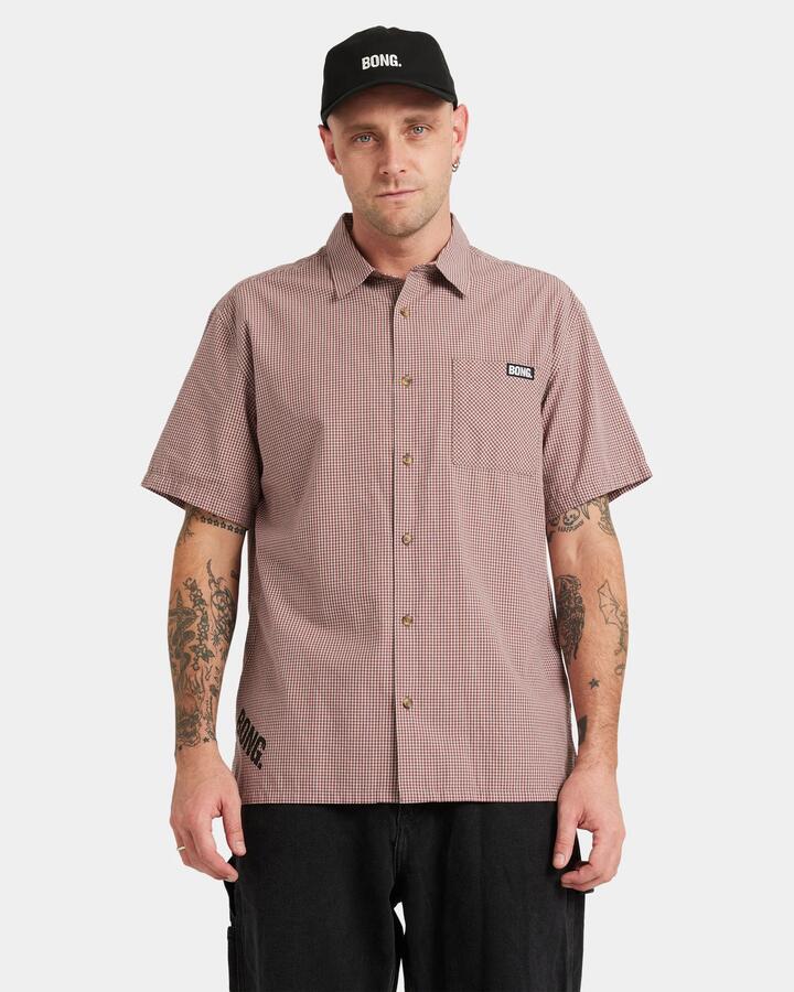 Image of Shirts. Productname: Billabong Mens Mogul Shirt Dust Red - in Dust Red colour by brand - Billabong
