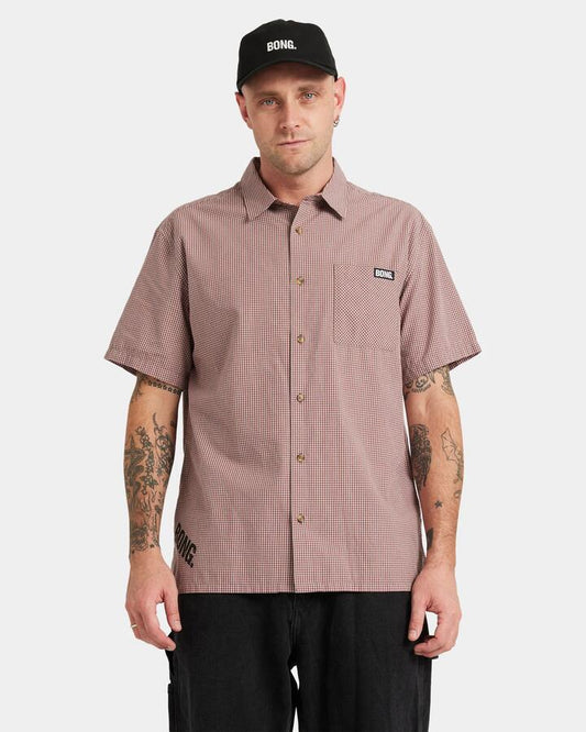 Image of Shirts. Productname: Billabong Mens Mogul Shirt Dust Red - in Dust Red colour by brand - Billabong