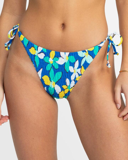 Image of Swimwear. Productname: Roxy - Womens Sunny Days Floral Cheeky Bikini Bottom - Bright White Sunlights Floral - in Bright White Sunlights Floral colour by brand - Roxy