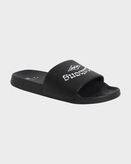 Image of Slippers. Productname: Billabong - Womens Crusey Slides - Black - in Black colour by brand - Billabong