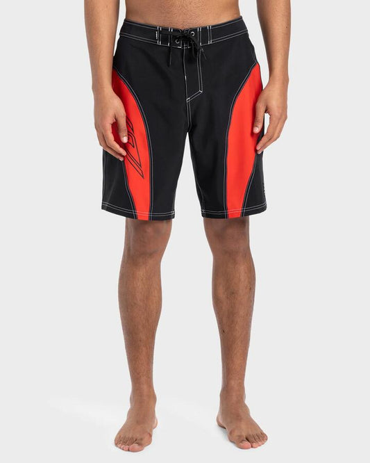 Image of Swimwear. Productname: Quiksilver Mens Mercury Slash 20 Boardshorts Black - in Black colour by brand - Quiksilver
