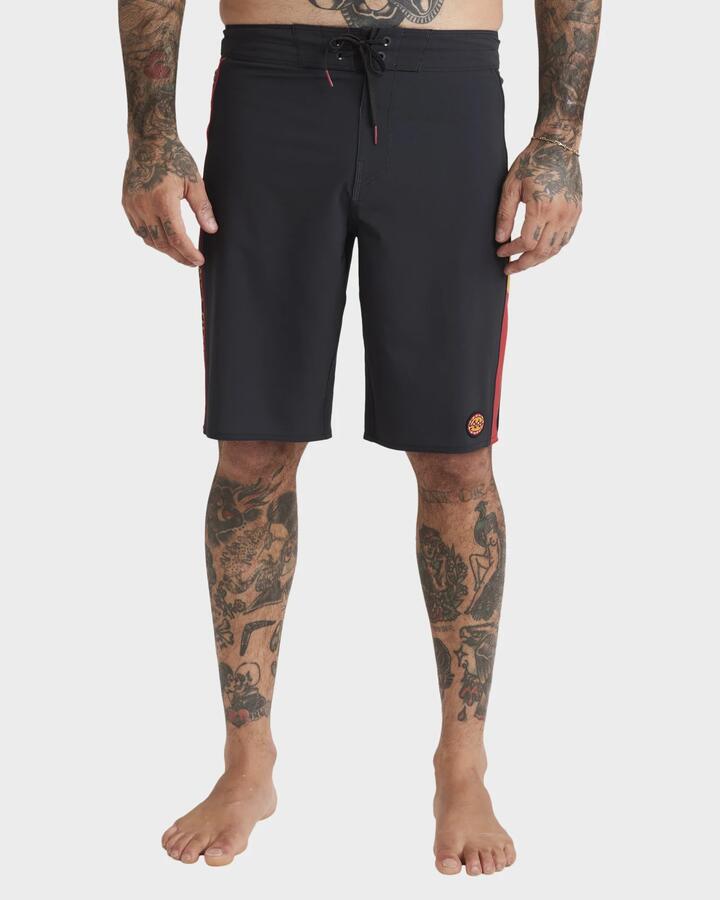 Image of Swimwear. Product name - Billabong Mens Otis Dbah Pro Boardshorts Black in Black colour by brand - Billabong