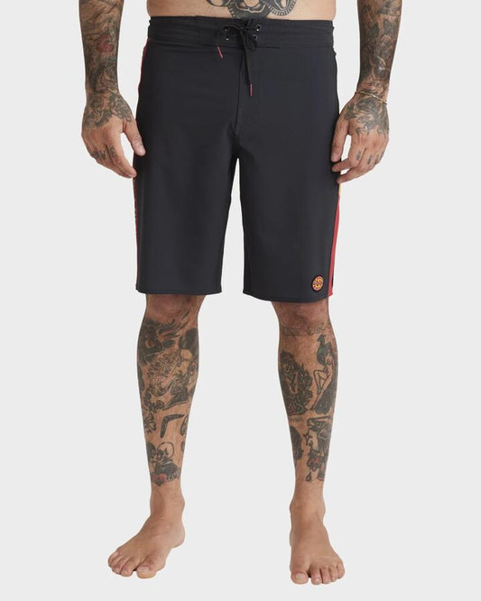 Image of Swimwear. Product name - Billabong Mens Otis Dbah Pro Boardshorts Black in Black colour by brand - Billabong