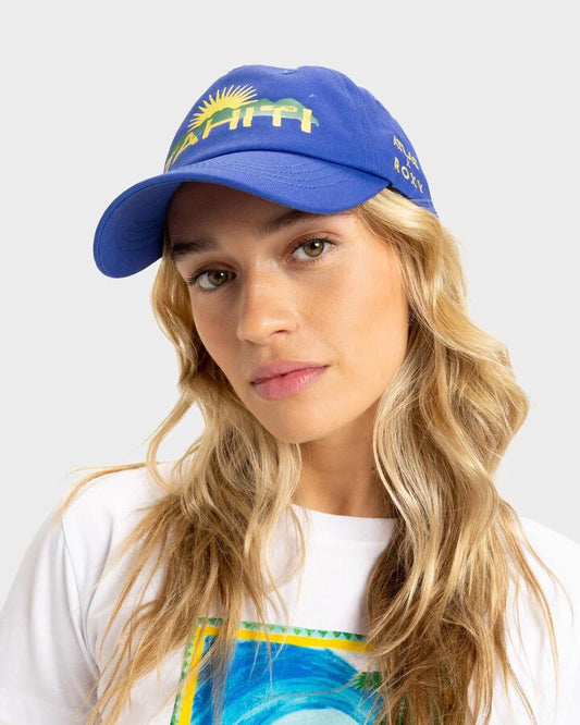 Image of Hats. Product name - Roxy Womens Atlas Cap Dazzling Blue in Dazzling Blue colour by brand - Roxy