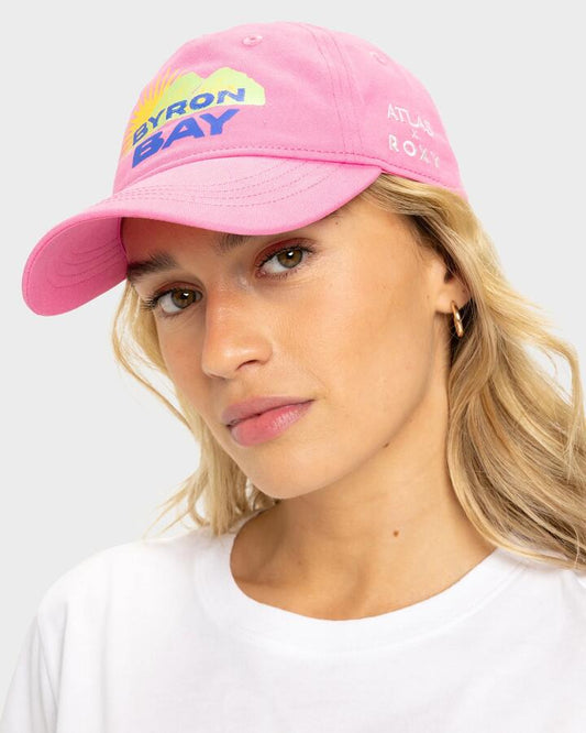 Image of Hats. Productname: Roxy - Womens Atlas Cap - Pink Carnation - in Pink Carnation colour by brand - Roxy