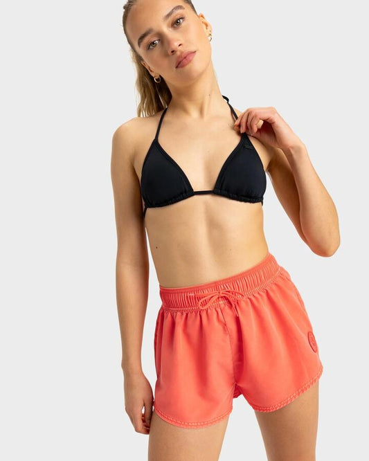 Image of Swimwear. Productname: Roxy - Womens No Bad Waves Boardshort Boardshorts - Emberglow - in Emberglow colour by brand - Roxy