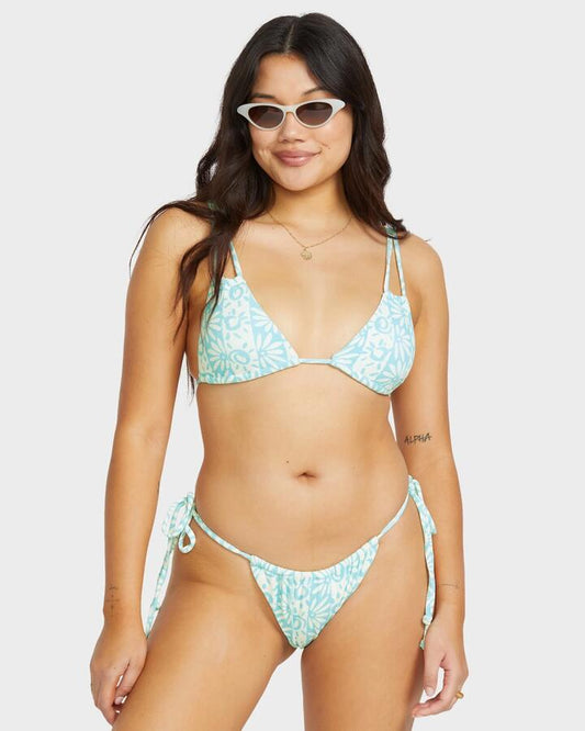 Image of Swimwear. Productname: Billabong - Womens Happy Dance Bikini Top - Sea Spray - in Sea Spray colour by brand - Billabong