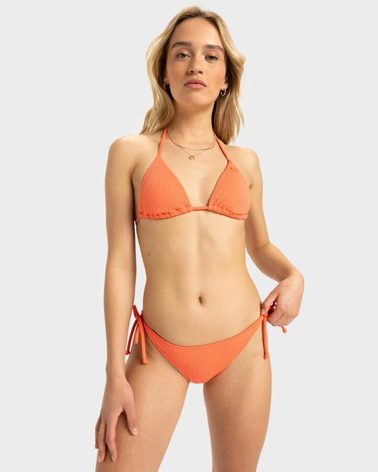 Image of Swimwear. Productname: Roxy Womens Lagos Moderate Bikini Bottom Emberglow - in Emberglow colour by brand - Roxy