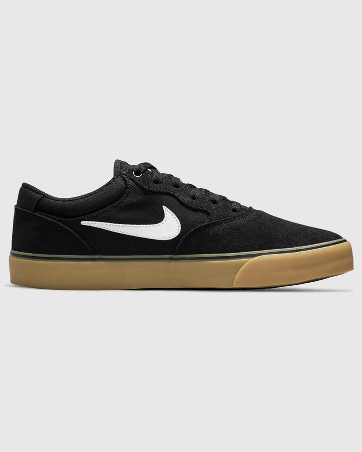 Image of Shoes. Product name - Nike Nike Sb Chron 2 Skate Shoes Black/White-Black-Gu in Black/White-Black-Gu colour by brand - Nike