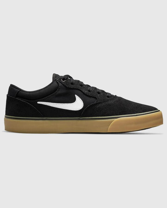 Image of Shoes. Product name - Nike Nike Sb Chron 2 Skate Shoes Black/White-Black-Gu in Black/White-Black-Gu colour by brand - Nike