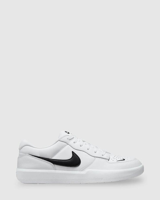 Image of Shoes. Productname: Nike Mens Nike Sb Force 58 Premium Skate Shoes White/Black-White-Wh - in White/Black-White-Wh colour by brand - Nike