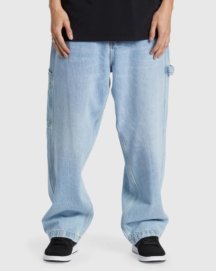 Image of Jeans. Productname: DC Shoes Mens Worker Denim Jeans Indigo Light - in Indigo Light colour by brand - DC Shoes