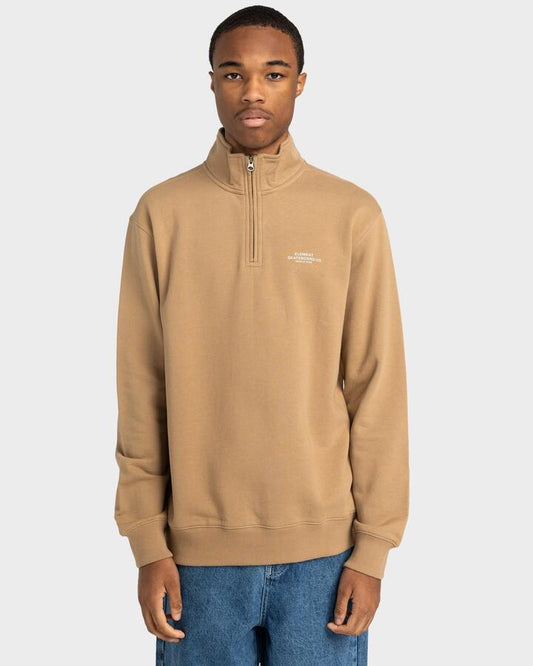 Image of Snowboards. Productname: Element - Mens Skateboard Co Pullover Sweatshirt - Khaki - in Khaki colour by brand - Element