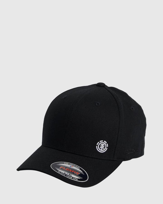 Image of Hats. Productname: Element - Mens Sideliner Flexfit Cap - Flint Black - in Flint Black colour by brand - Element