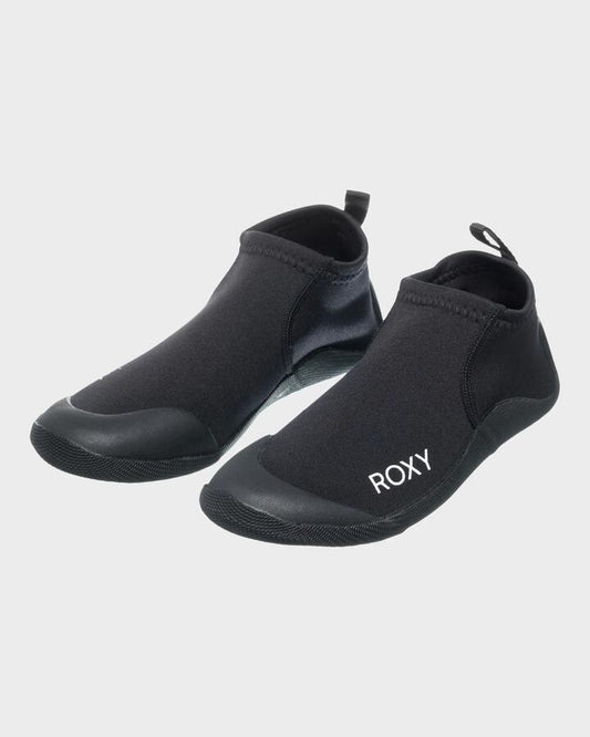 Image of a model wearing Tops. Productname: Roxy - Womens 1.0 Prologue Rnd Toe Reefboot - True Black - in True Black colour by brand - Roxy