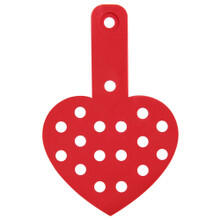 Image of Accessories. Product name - Red Heart Keychain For Pop-In Charms in colour by brand - Toymate