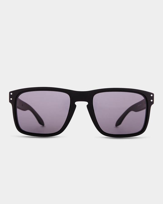 Image of Sunglasses. Product name - Oakley Holbrook Matte Black Prizm Sunglasses Matte Black W/ Prizm in Matte Black W/ Prizm colour by brand - Oakley