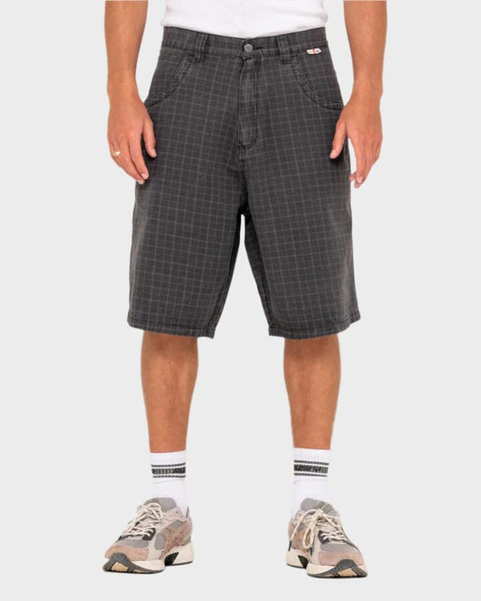 Image of Accessories. Productname: Rusty - Mens Flip Rambo Jorts - Black - in Black colour by brand - Rusty