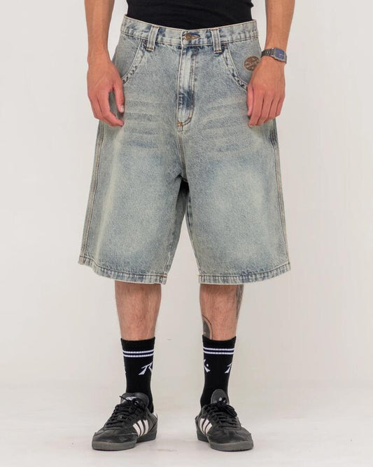 Image of Accessories. Productname: Rusty - Mens Flip Daddy Life Cycle Jorts - Dirty Dawg - in Dirty Dawg colour by brand - Rusty