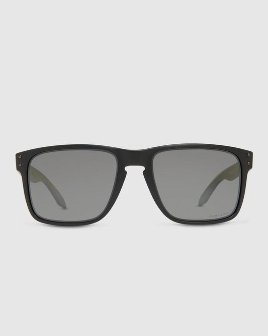 Image of Sunglasses. Productname: Oakley - Holbrook Xl Matte Black Prizm Polarized Sunglasses - Black - in Black colour by brand - Oakley