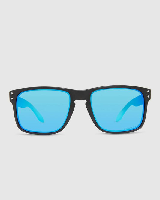 Image of Sunglasses. Productname: Oakley - Holbrook Matte Black Prizm Polarized Sunglasses - Matte Black W/ Prizm - in Matte Black W/ Prizm colour by brand - Oakley