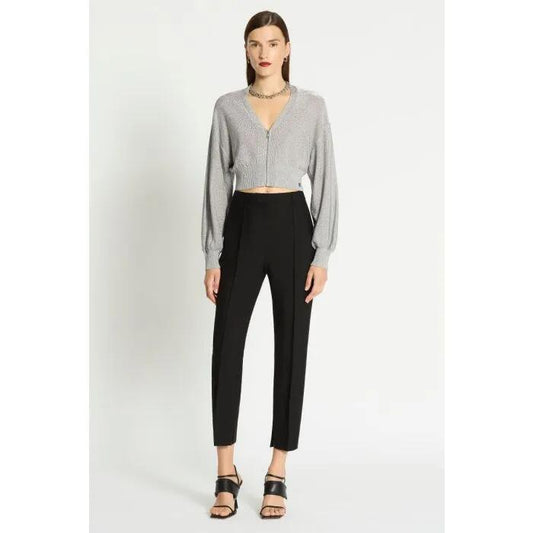 Image of a model wearing Pants. Productname: Pointe Pant in Black colour by brand - sass and bide