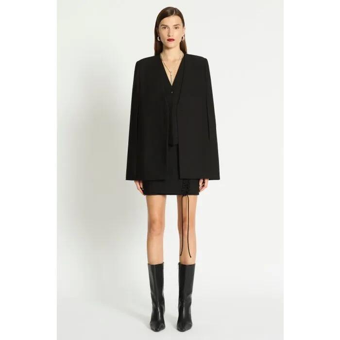 Image of Others. Productname: Solene Cape in Black colour by brand - sass and bide