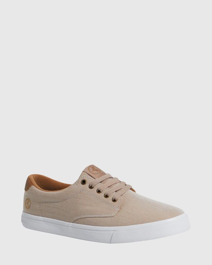 Image of Sneakers. Productname: Kustom - Mens Asmus Sneakers - Herring - in Herring colour by brand - Kustom