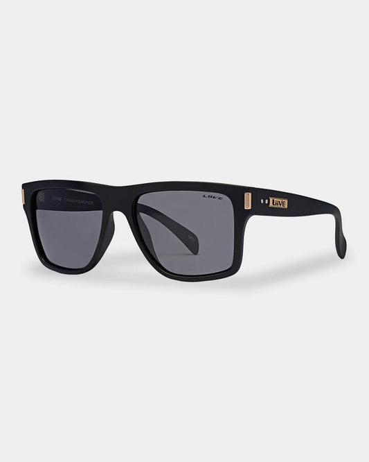 Image of Sunglasses. Productname: Liive Casino Matt Black Polarised Sunglasses Matt Black - in Matt Black colour by brand - Liive