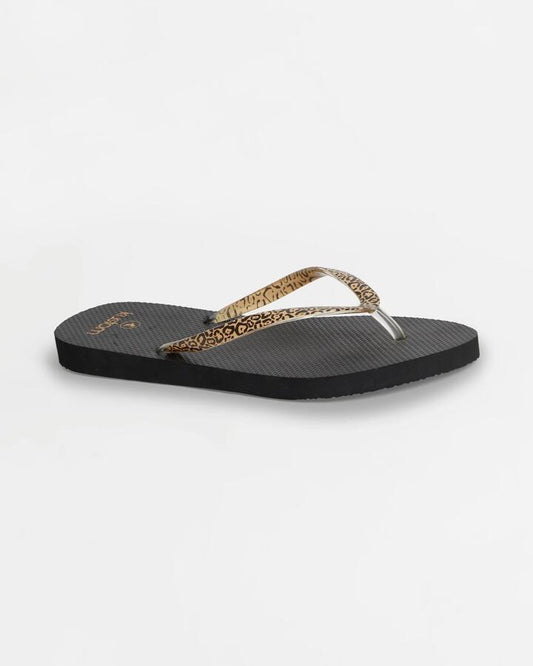 Image of Sandals. Productname: Kustom - Womens Classic Thongs - Black/Tan - in Black/Tan colour by brand - Kustom