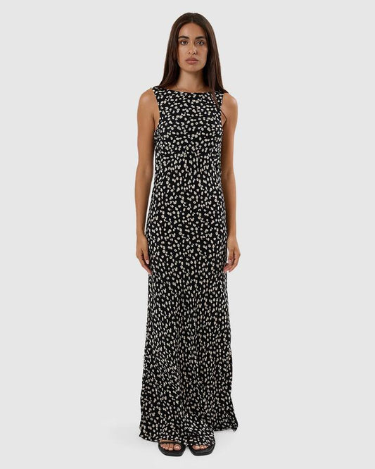 Image of Dresses. Productname: Thrills - Womens Double Vision Xavier Bias Maxi Dress - Black - in Black colour by brand - Thrills