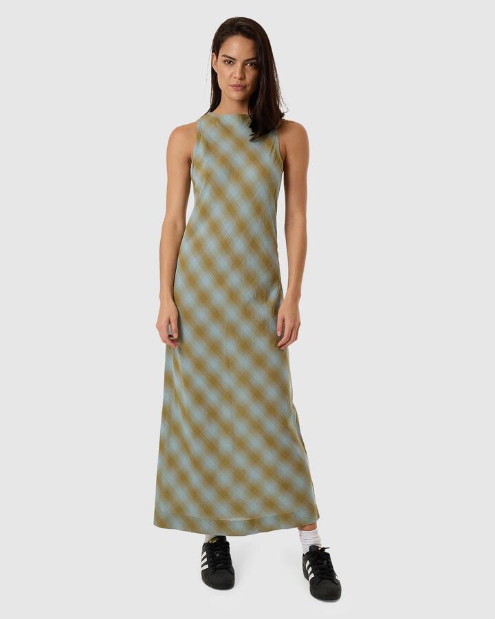 Image of Dresses. Productname: Thrills - Womens Ansley Arianna Maxi Dress - Stone Blue - in Stone Blue colour by brand - Thrills