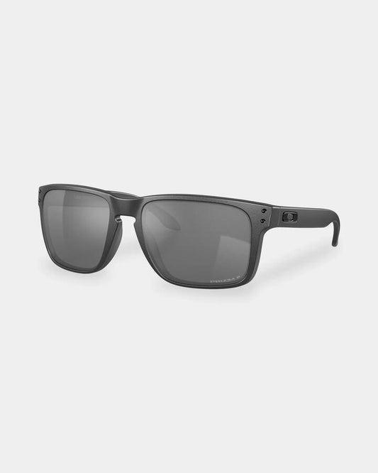 Image of Sunglasses. Productname: Oakley - Holbrook Xl Steel Frame Prizm Polarised Sunglasses - Steel With Prizm Bla - in Steel With Prizm Bla colour by brand - Oakley
