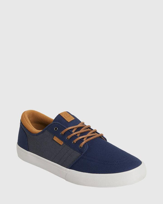 Image of Sneakers. Productname: Kustom - Mens Remark 2 Sneakers - Navy Micro - in Navy Micro colour by brand - Kustom